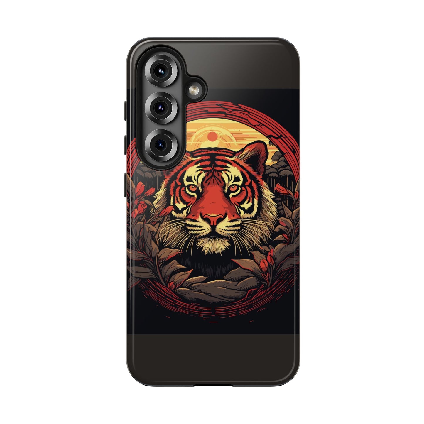 Tiger Wreath Tough Phone Case