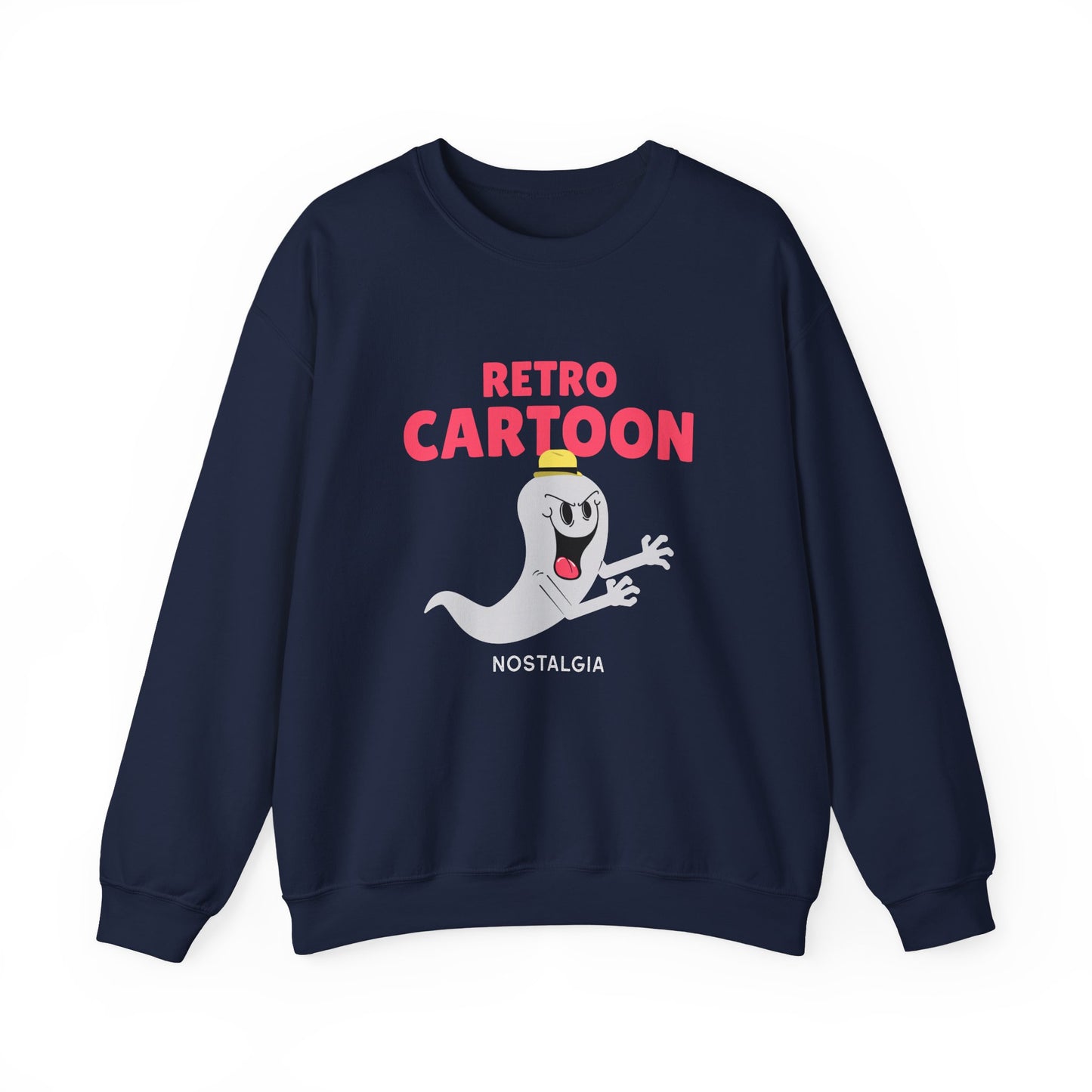 Retro Cartoon Ghost Sweatshirt