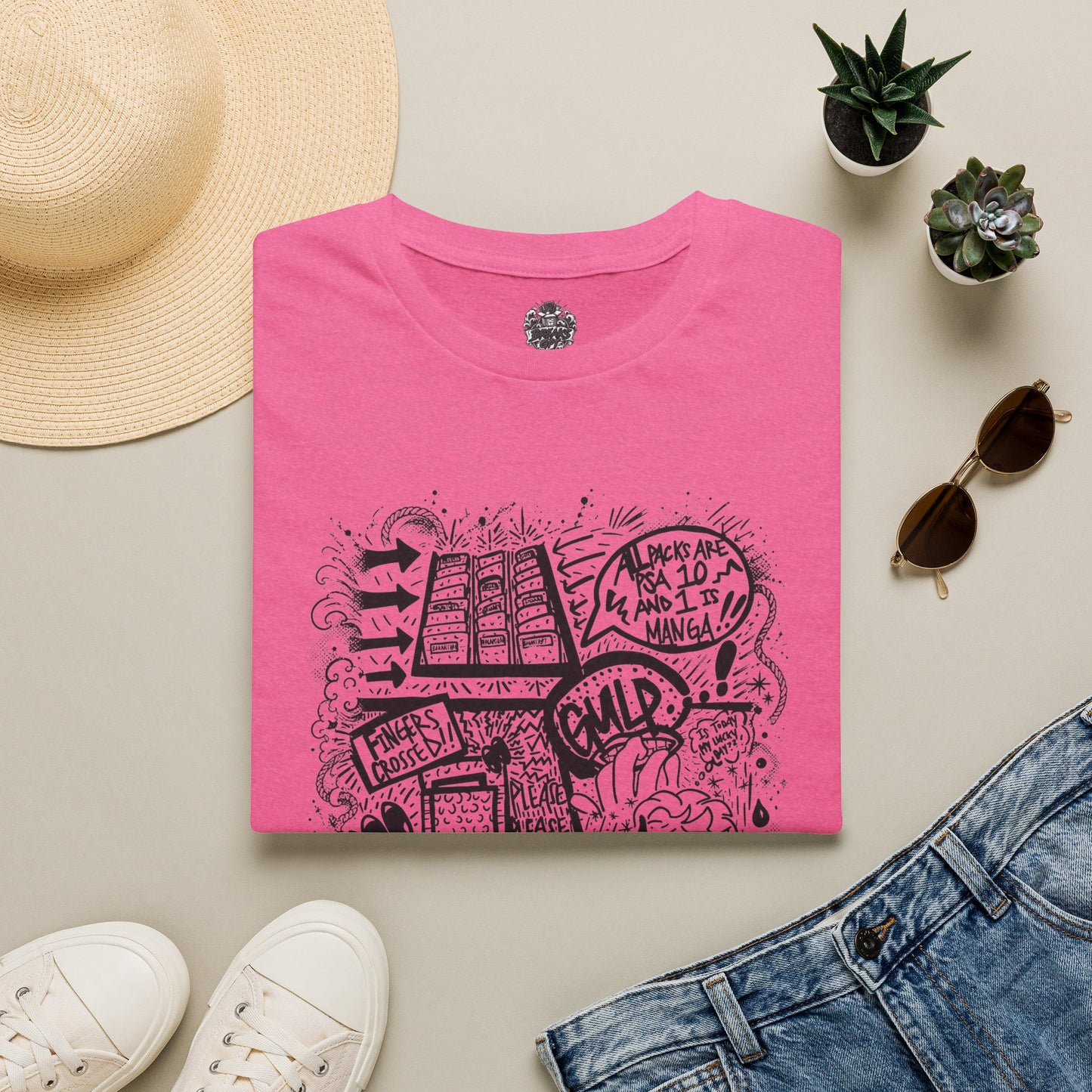 BreaksGPT Manga Card Breaker T-Shirt | Pirate Trading Card Graphic Tee