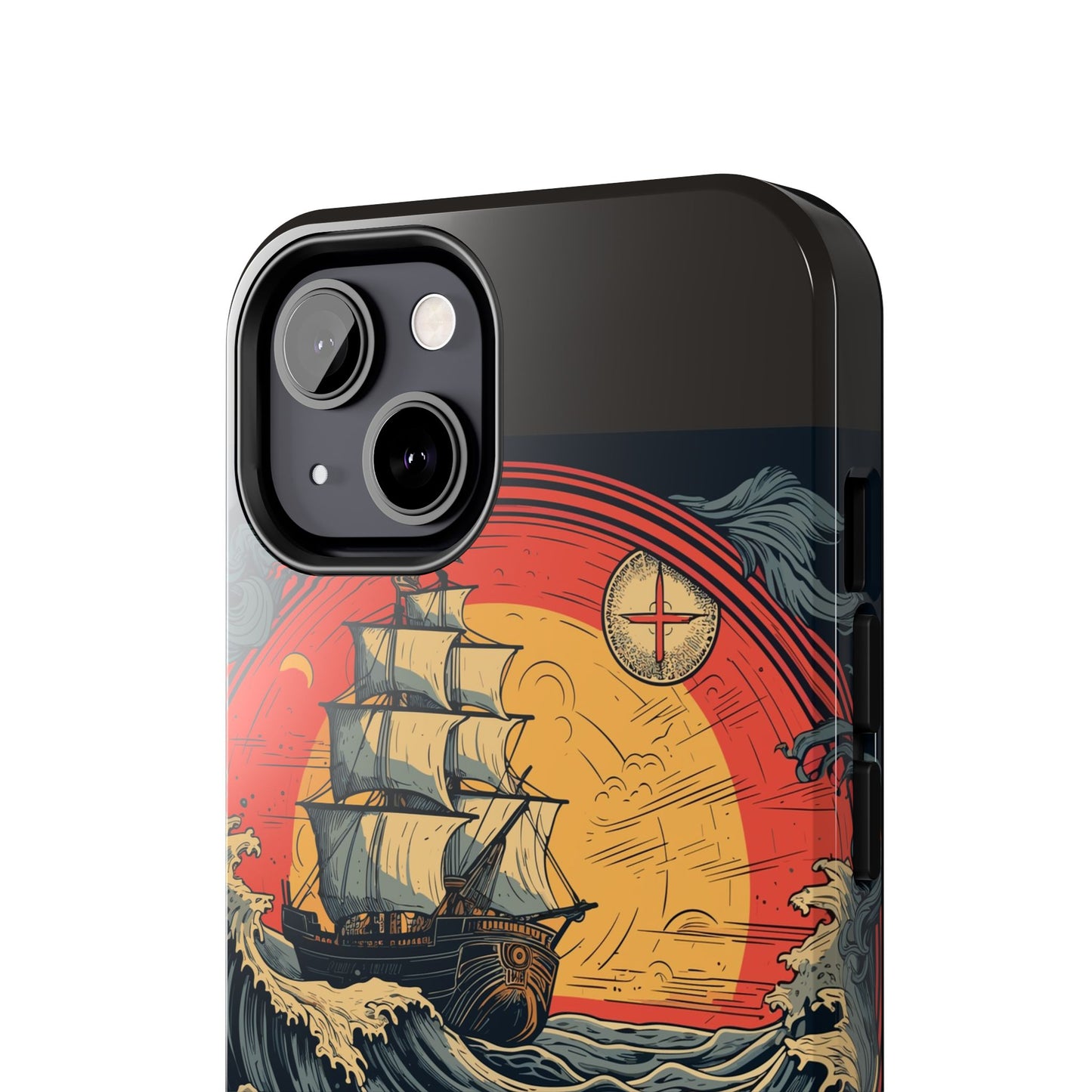 Tall Ship Storm Tough Phone Case