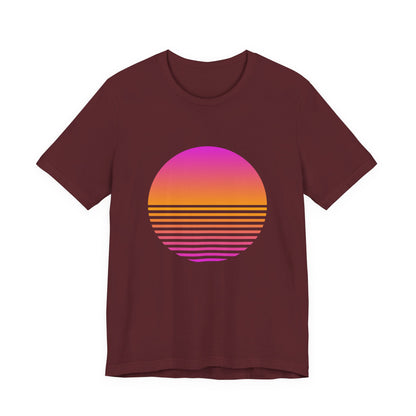 Sunset Grid Tee