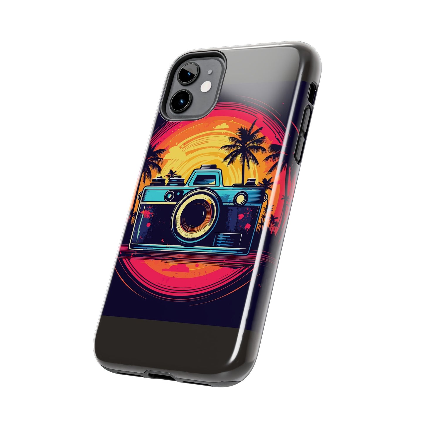Retro Camera Sunset Tough Phone Case