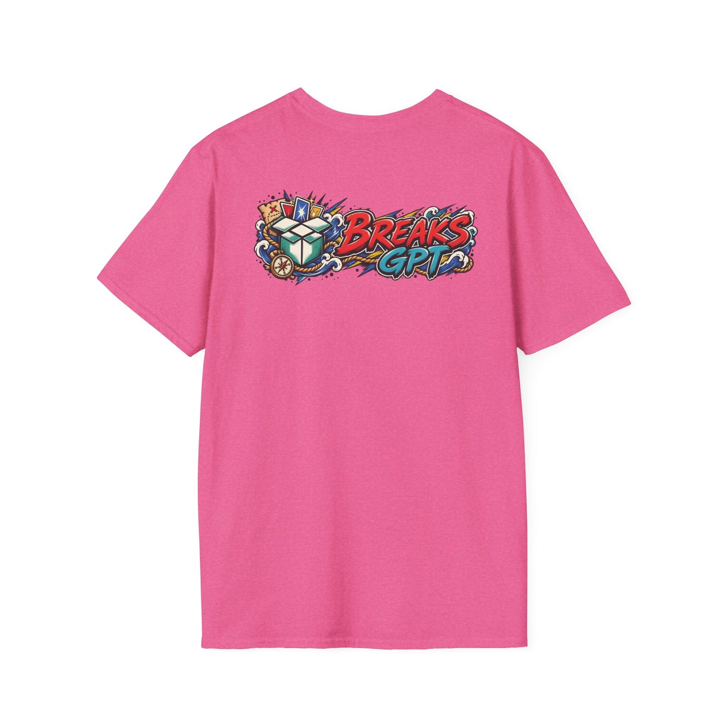 BreaksGPT Manga Card Breaker T-Shirt | Pirate Trading Card Graphic Tee Color Version