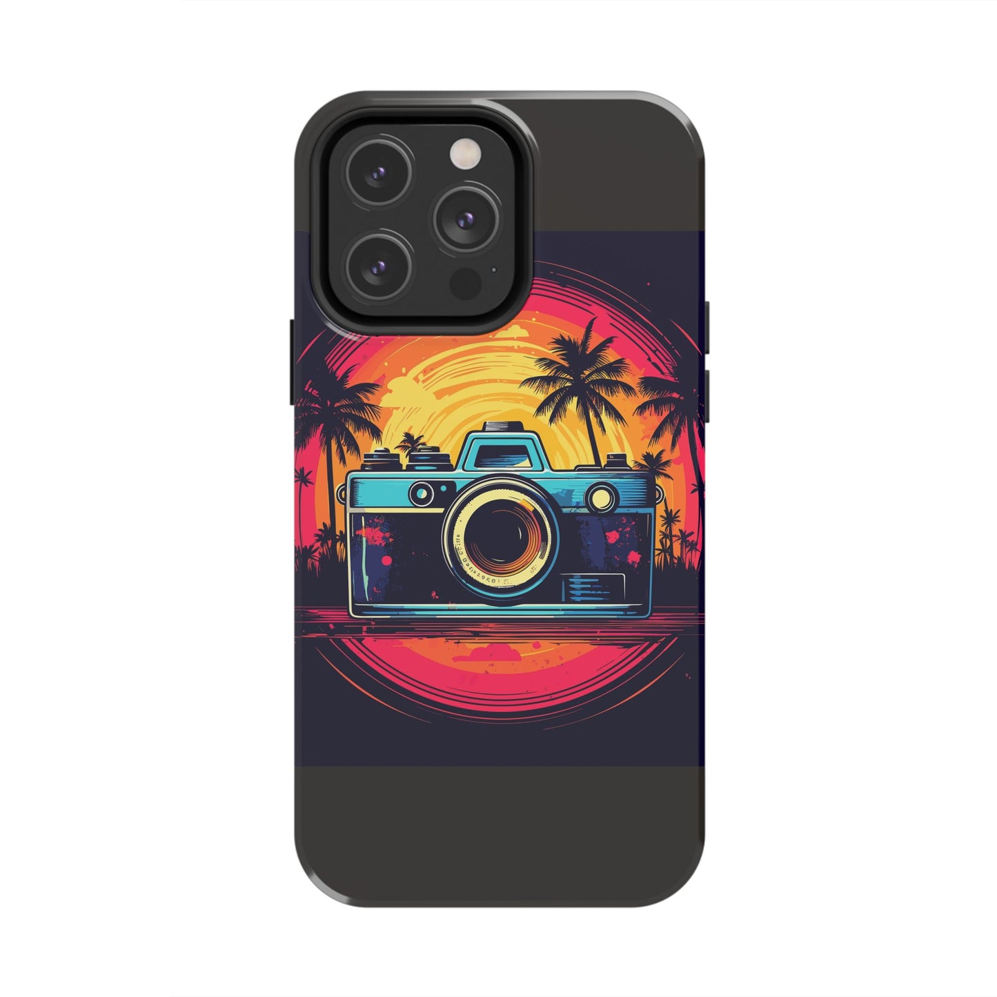 Retro Camera Sunset Tough Phone Case