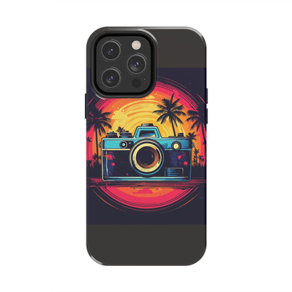 Retro Camera Sunset Tough Phone Case