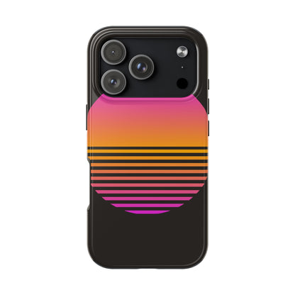 Sunset Grid Tough Phone Case