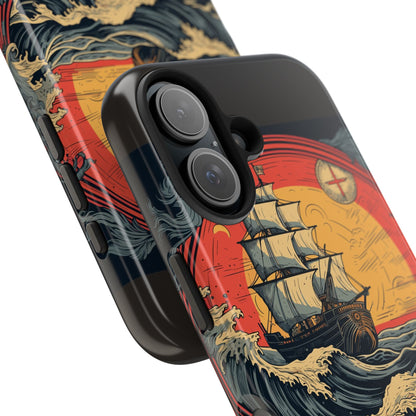 Tall Ship Storm Tough Phone Case