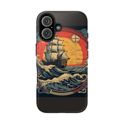 Tall Ship Storm Tough Phone Case