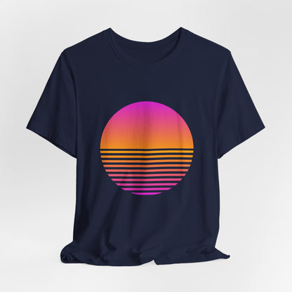 Sunset Grid Tee