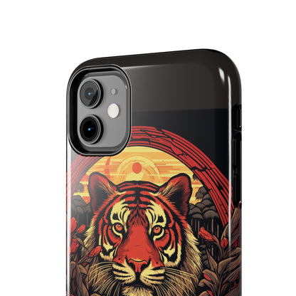 Tiger Wreath Tough Phone Case