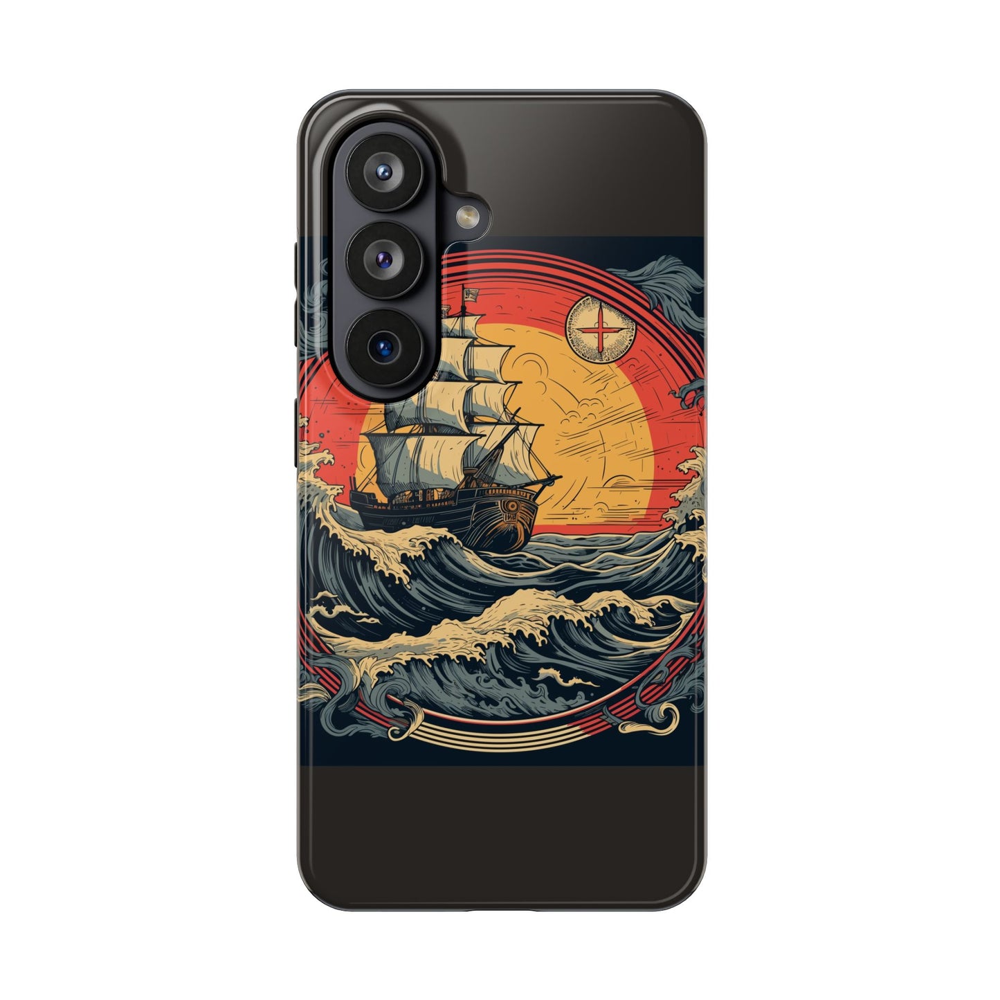 Tall Ship Storm Tough Phone Case