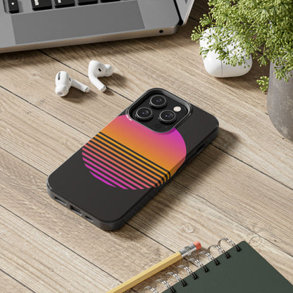 Sunset Grid Tough Phone Case