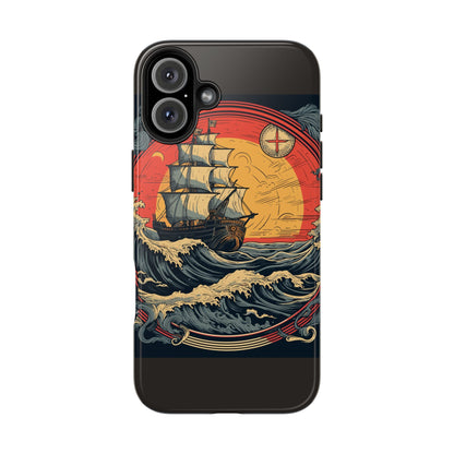 Tall Ship Storm Tough Phone Case
