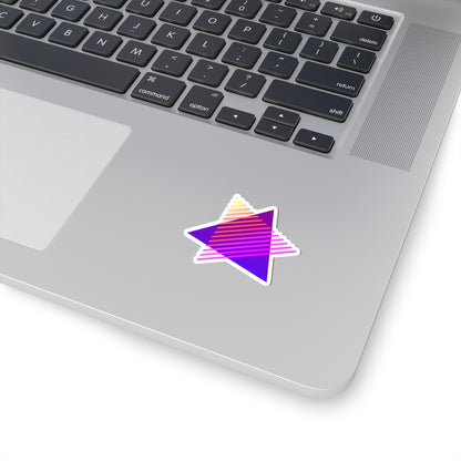 Neon Star Sticker