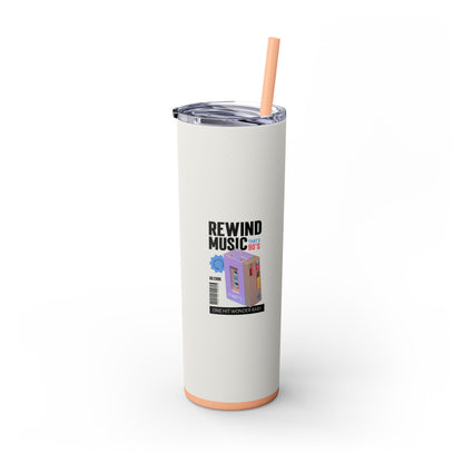 Rewind Music 20oz Skinny Tumbler
