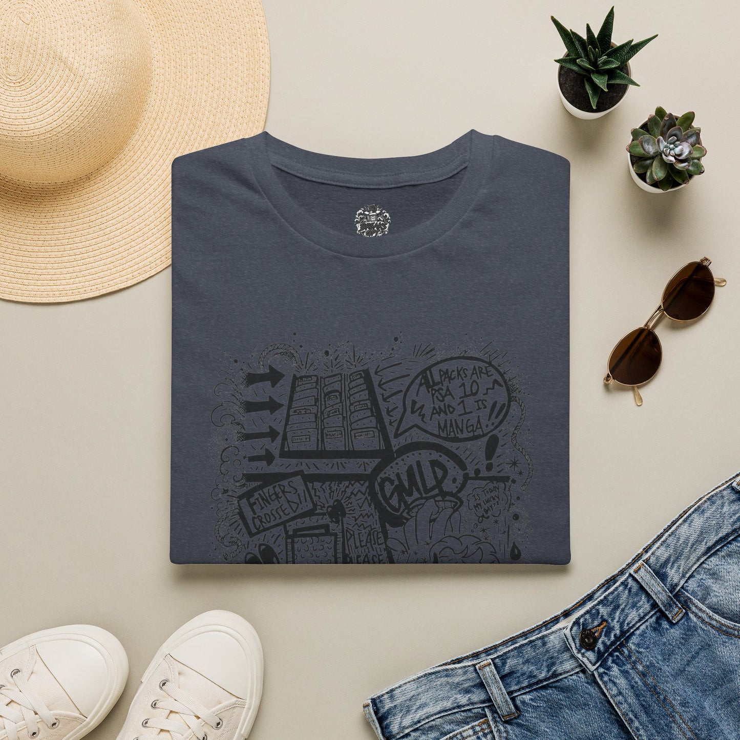 BreaksGPT Manga Card Breaker T-Shirt | Pirate Trading Card Graphic Tee