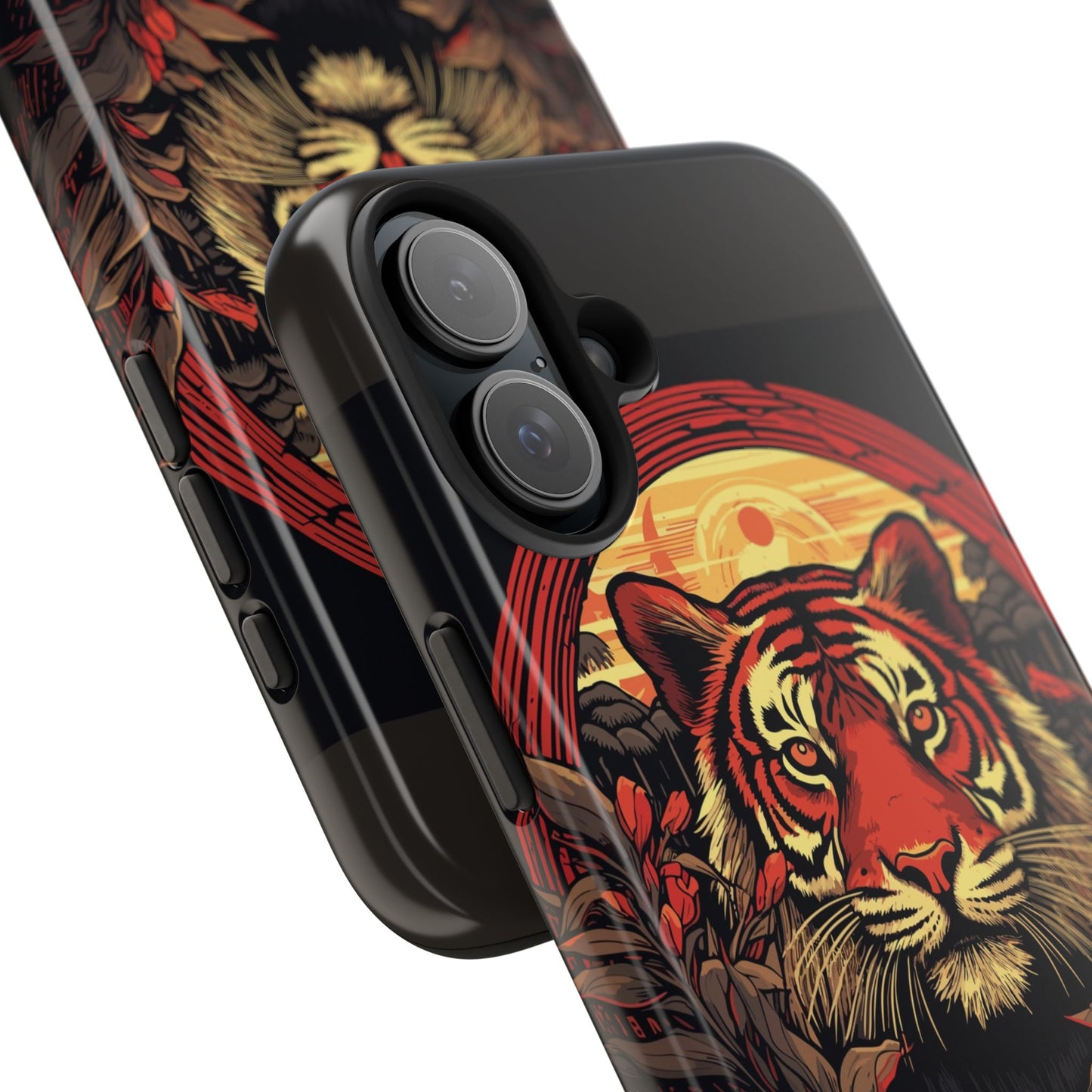 Tiger Wreath Tough Phone Case