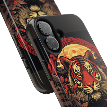 Tiger Wreath Tough Phone Case