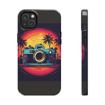 Retro Camera Sunset Tough Phone Case