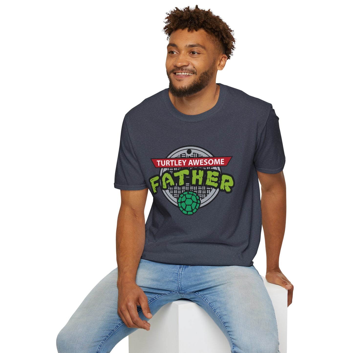 Turtley Awesome Father Tee