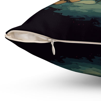 Tulip Garden Throw Pillow