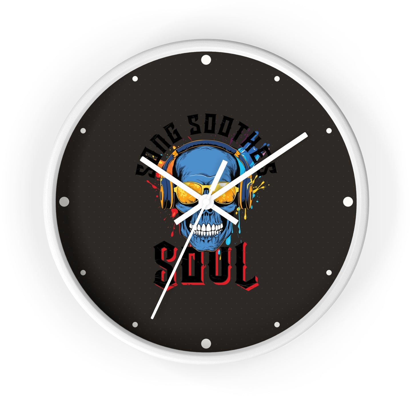Song Soothes the Soul Wall Clock