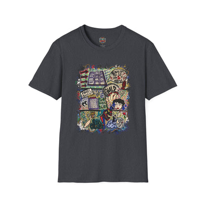 BreaksGPT Manga Card Breaker T-Shirt | Pirate Trading Card Graphic Tee Color Version