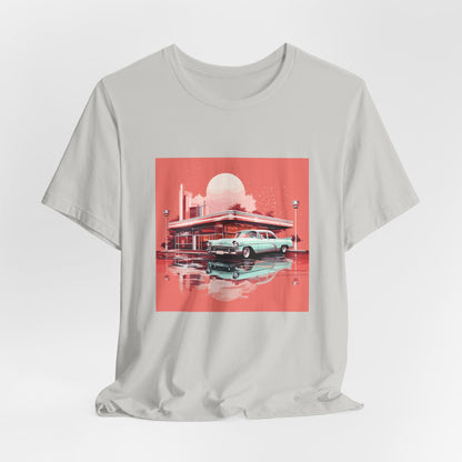 Chrome & Neon Diner Tee