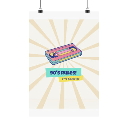 90's Rules! Retro Poster