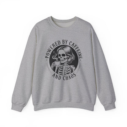 Powered by Caffeine and Chaos Sweatshirt