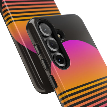 Sunset Grid Tough Phone Case