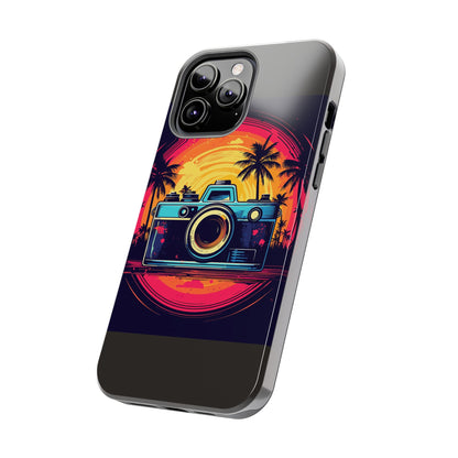 Retro Camera Sunset Tough Phone Case