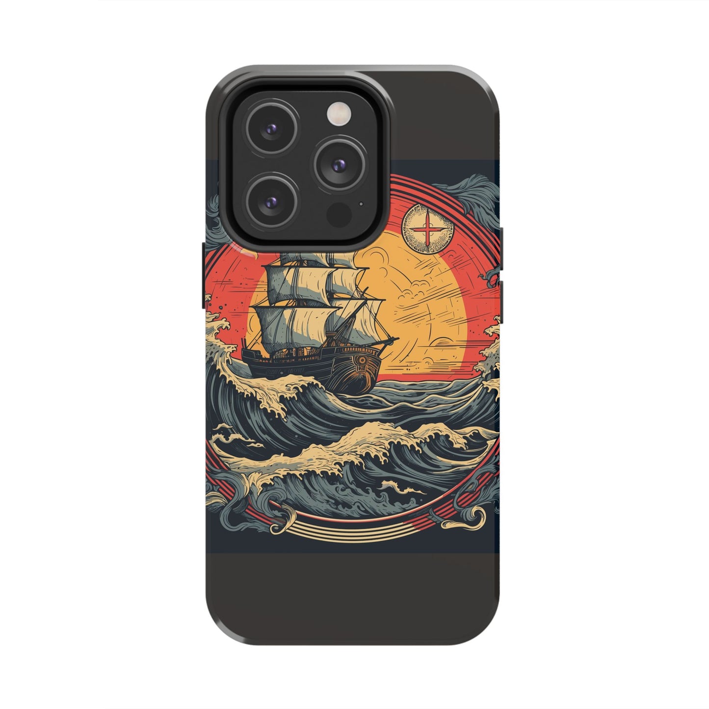 Tall Ship Storm Tough Phone Case