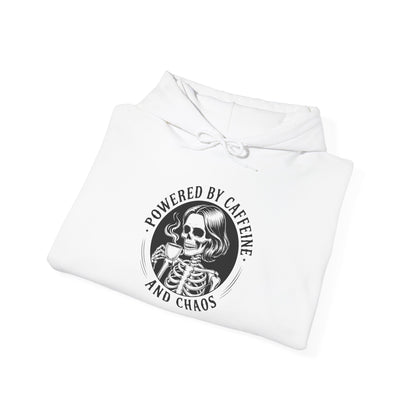 Powered by Caffeine and Chaos Hoodie