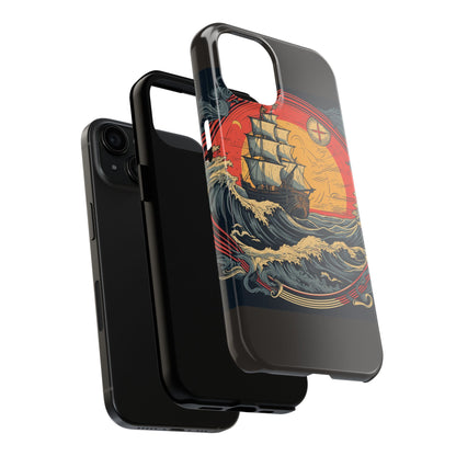 Tall Ship Storm Tough Phone Case