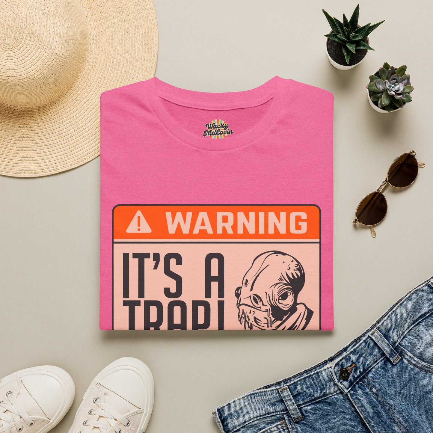 Warning: It’s A Trap! Retro Sci-Fi Tee