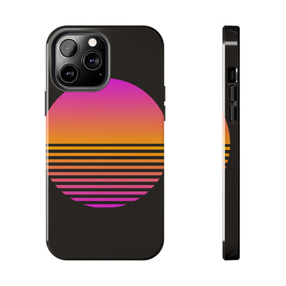 Sunset Grid Tough Phone Case