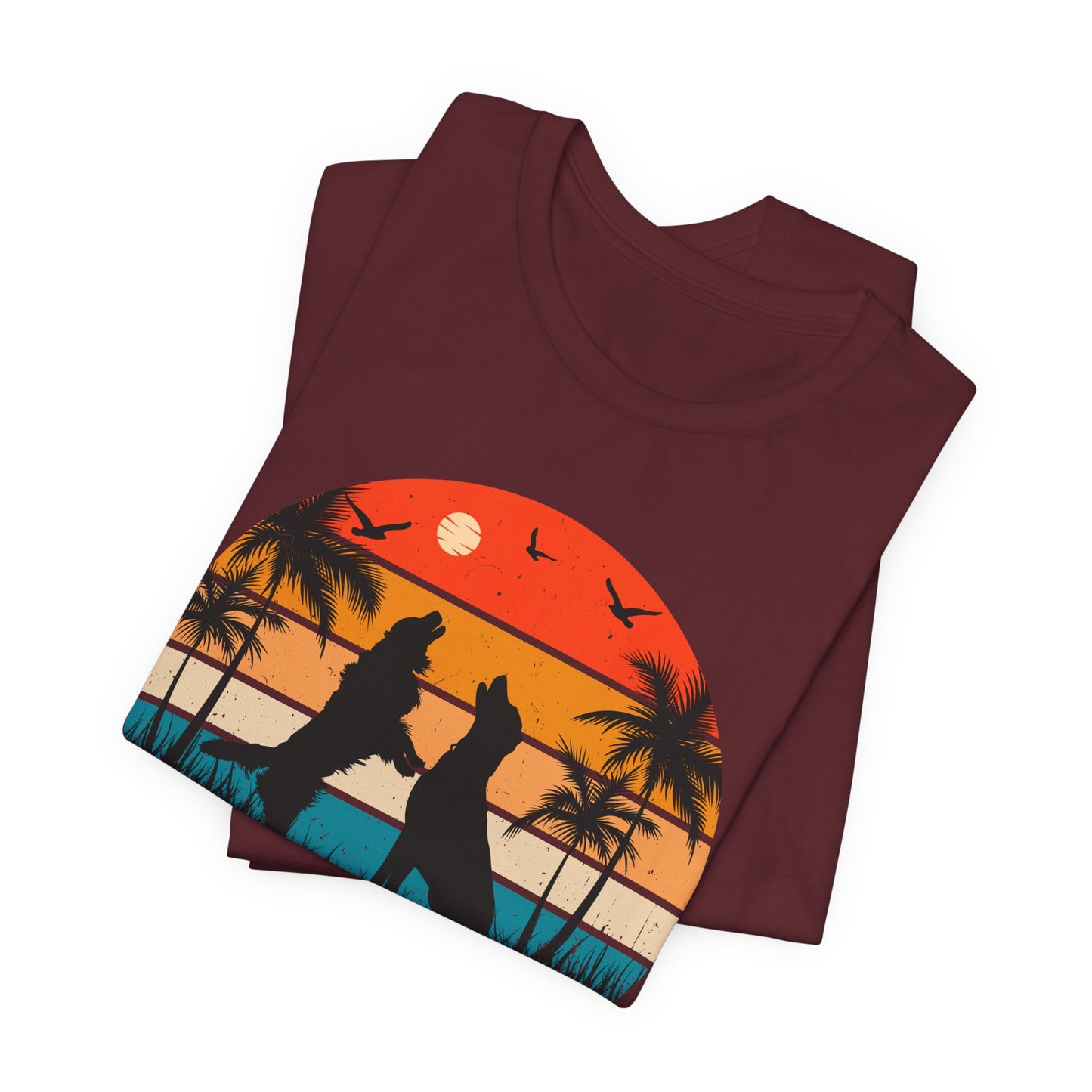 Dogs Are Better Than People Beach Sunset Tee