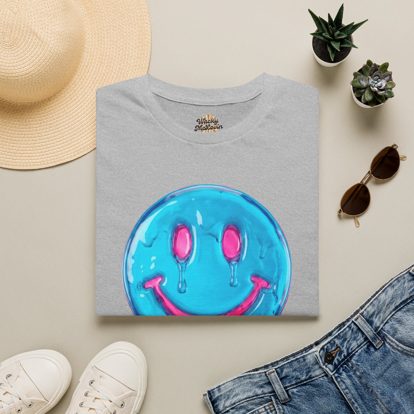 Melted Smile Vaporwave Tee