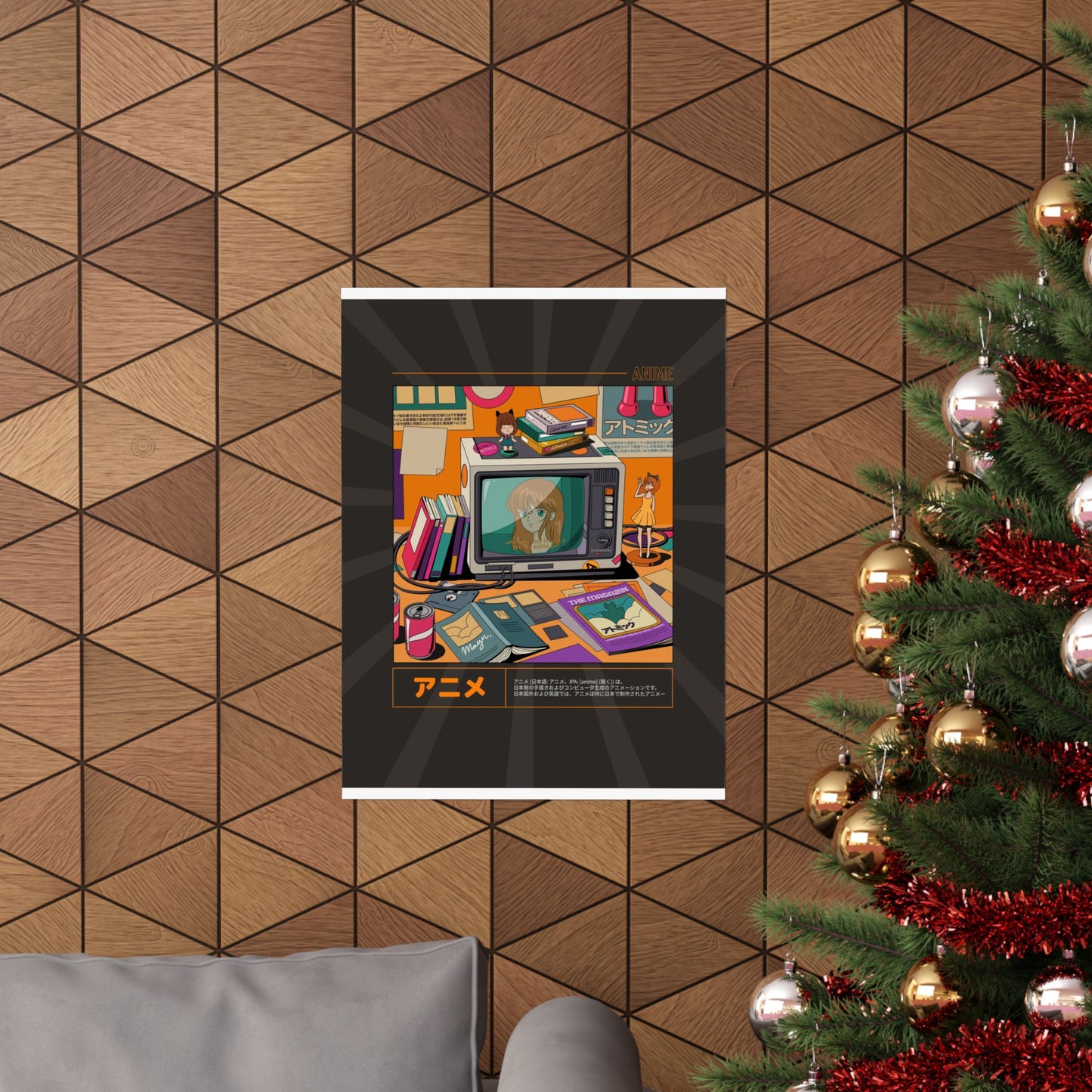 Anime Den Retro Poster
