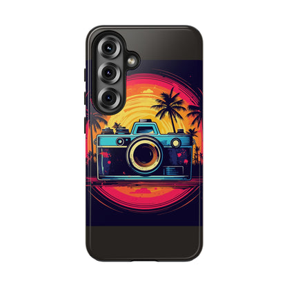 Retro Camera Sunset Tough Phone Case