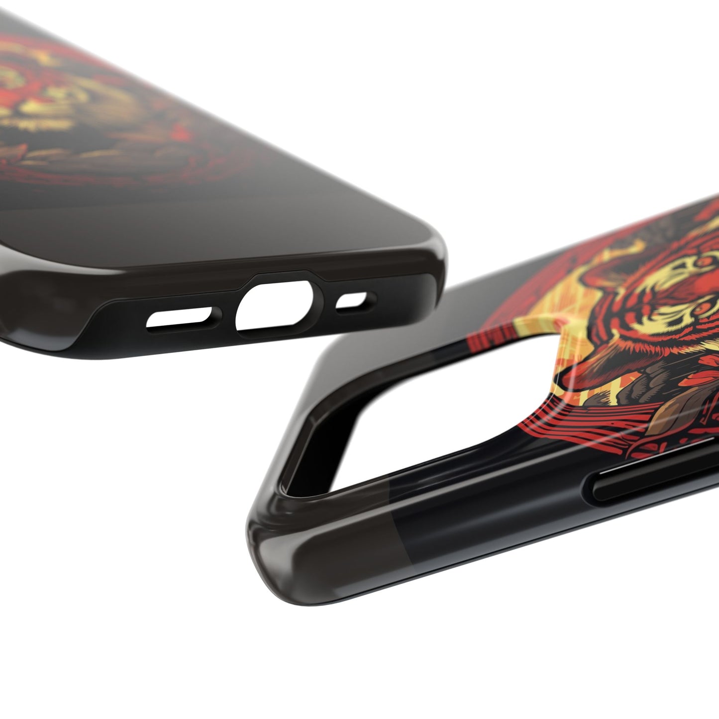 Tiger Wreath Tough Phone Case