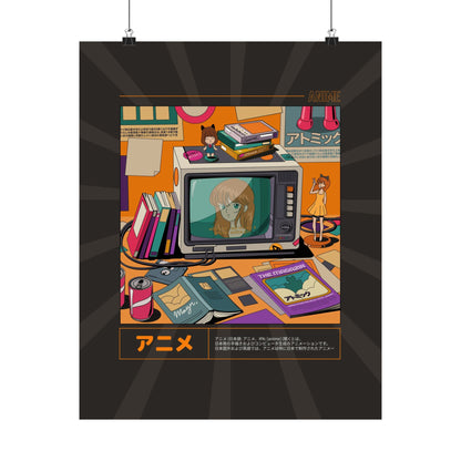 Anime Den Retro Poster