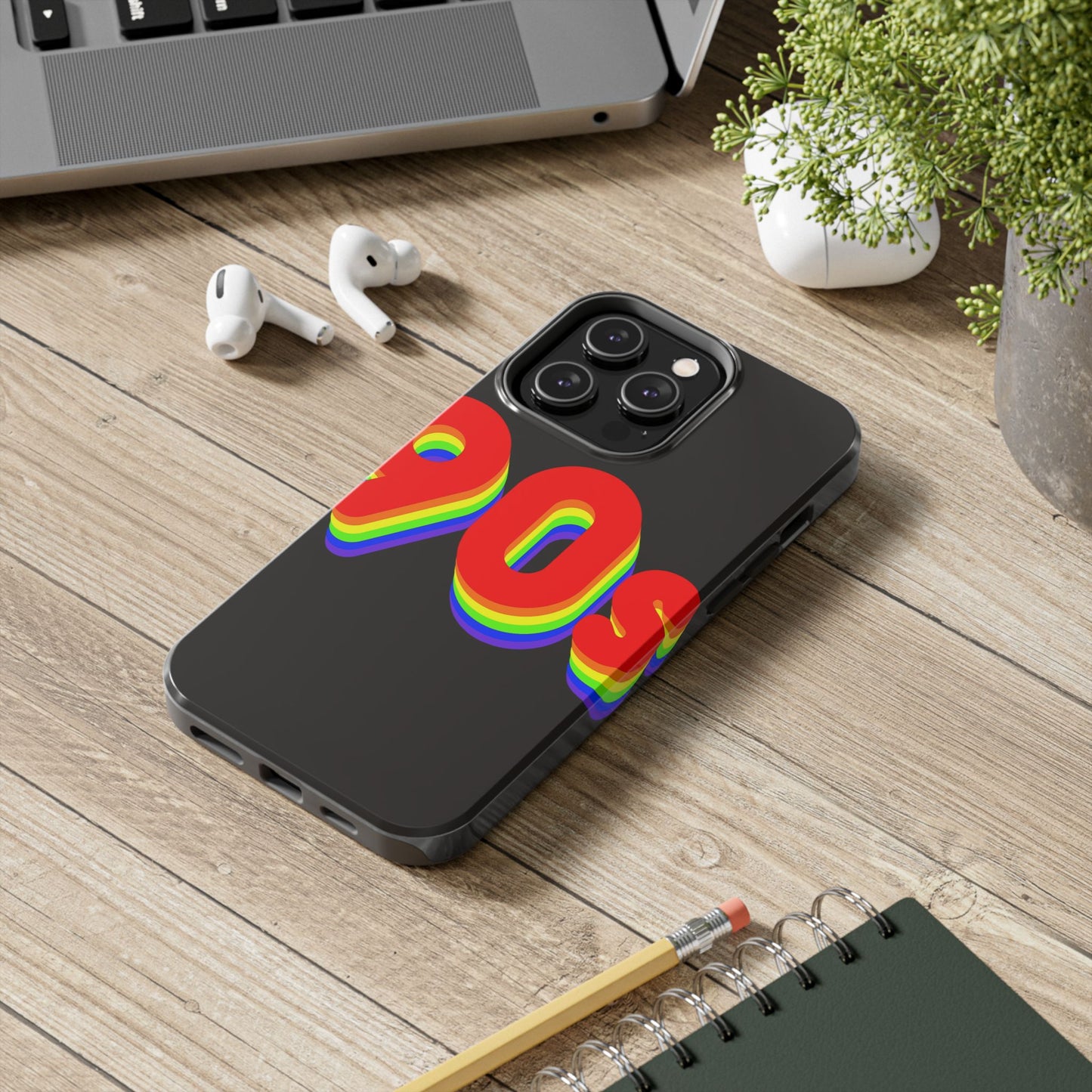 90's Rainbow Tough Phone Case