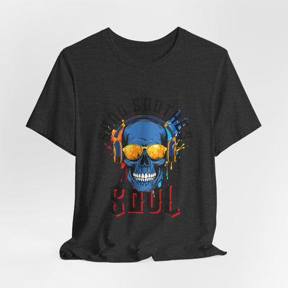 Song Soothes the Soul Skull Headphones Tee