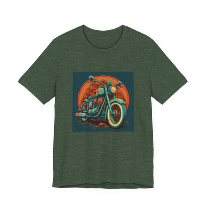 Classic Motorcycle Sunset Tee