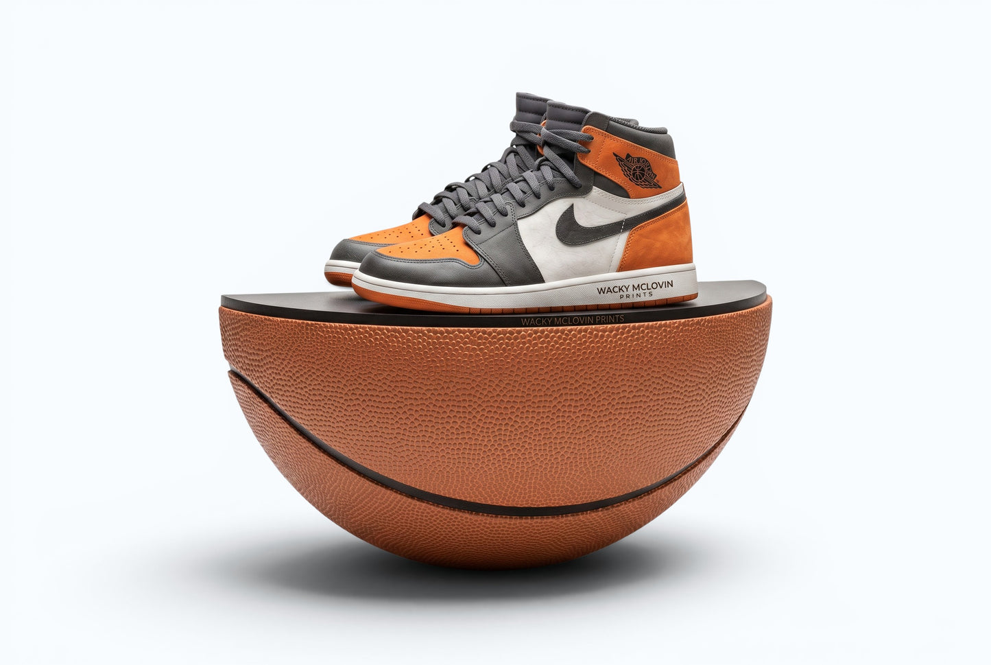 Basketball Sneaker Display Stand | Wall Mounted Shoe Display for Collectors & Sneakerheads
