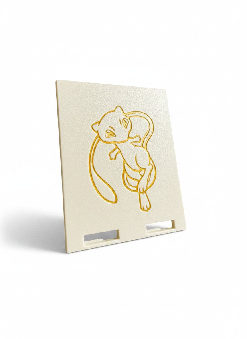 3D printed TCG card riser set for display cases