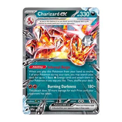 Pokémon TCG Charizard ex Special Collection — detail of the included Charizard ex SVP 196 promo card; part of the sealed collection box, not sold separately