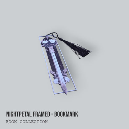 Bookmark Collection – Skull Garden Set, Skullture, Nightpetal, Great Wave – Gothic & Artistic Bookmarks with Tassels